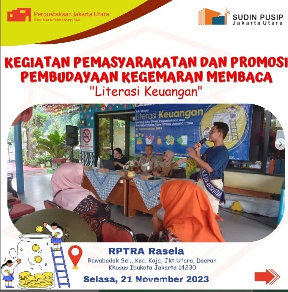 Yuk Belajar Literasi Keuangan Bareng Sudin Pusip Jakarta Utara